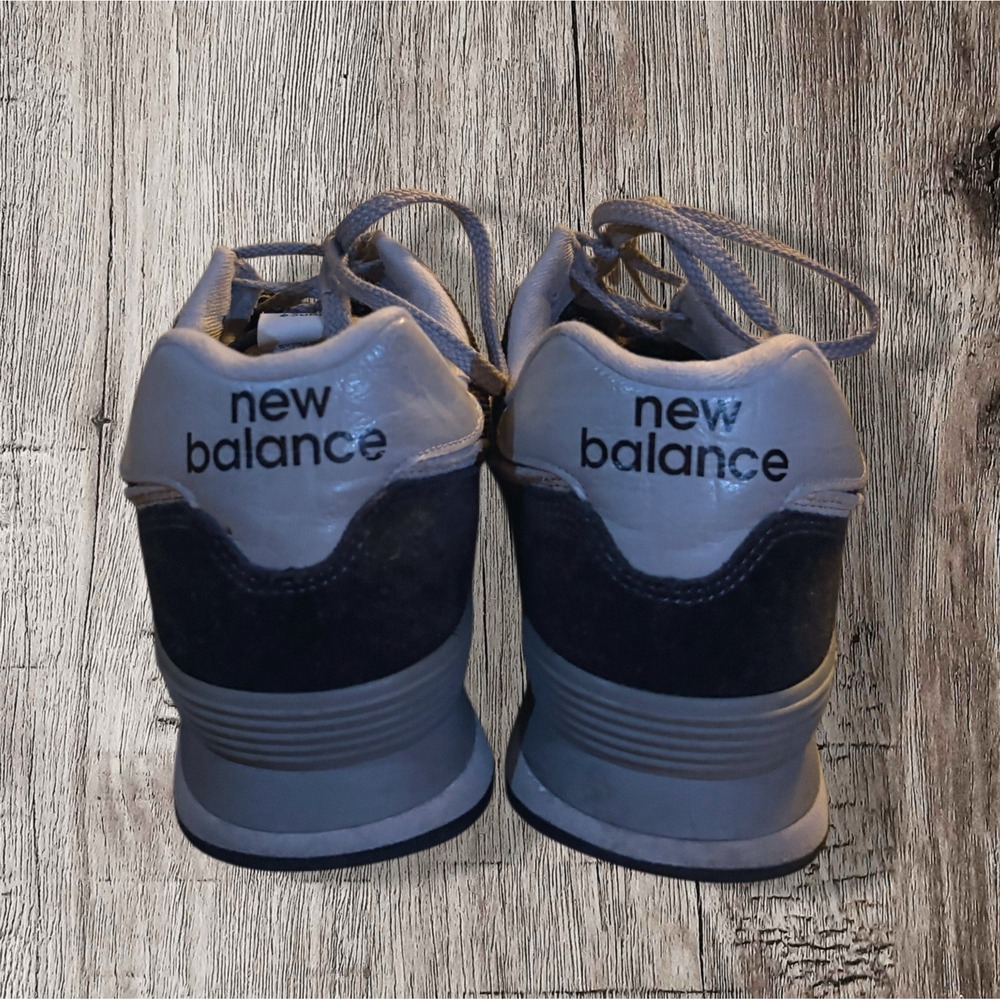New Balance Men's 574 Core Black/Gray Size 10- Very Good Condition, Light Wear - Picture 5 of 5